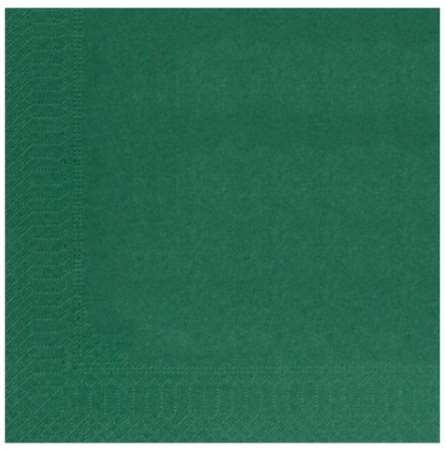 Image de SERVIETTE OUATE 39/39 2plis VERT SAPIN SACHET DE100