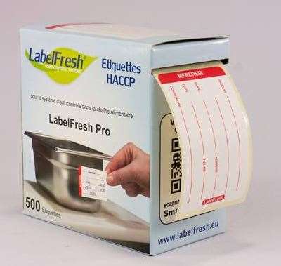 Image de ETIQUETTE LABEL FRESH PRO 70/45mm MERCREDI   BOITE DE 500