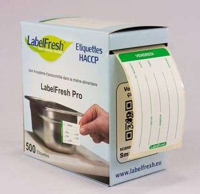 Image de ETIQUETTE LABEL FRESH PRO 70/45mm VENDREDI   BOITE DE 500
