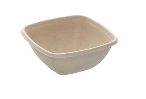 SALADIER CARRE 375ml PULPE 132/132/54mm     SACHET DE 50