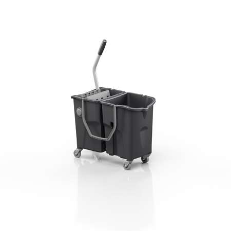 Image de CHARIOT BI-BACS CLEVY AVEC PRESSE A PLAT INTEGREE