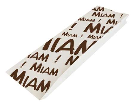 Sac sandwich 100+60/340 papier 'MIAM'         COLIS de 1000