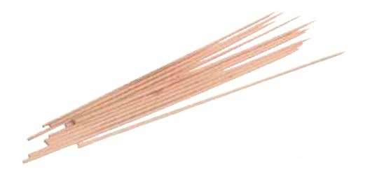 Image de PIQUE BROCHETTE EN BOIS 25cm BOITE DE 100