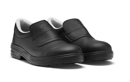 Image de MOCASSINS SECURITE CUIR ALIMENTAIRE TONY NOIRS TAILLE 42