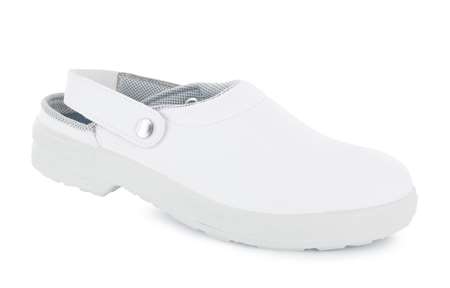 Image de SABOTS SECURITE CUIR ALIMENTAIRE SILVO BLANCS      TAILLE 38