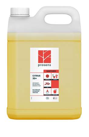 Image de CITRUS 3D+DETERGENT DESINFECT DETARTRANT ECOCERT BIDON DE 5L