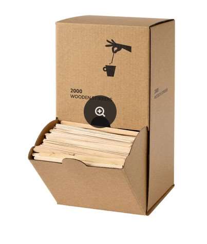 Image de AGITATEUR BOIS 110 mm BOITE DE 2000