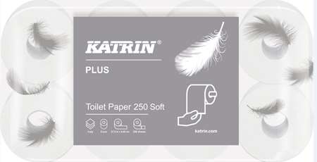 Image de PAPIER TOILETTE 3p ROULEAU 250f PLUS TOILET SOFT COLIS DE 72