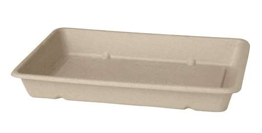 Image de BOITE RECT.850ml BAGASSE BRUN 230.5/156.5/36mm  COLIS DE 480