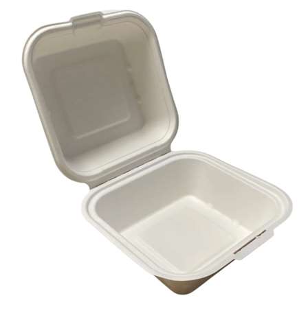 Image de BOITE BURGER 1CPT 800ml PULPE 15/15/8 CM        COLIS DE 600