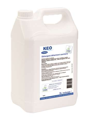 Image de KEO DETERGENT DETARTRANT SANITAIRE ECOLABEL BIDON DE 5 L