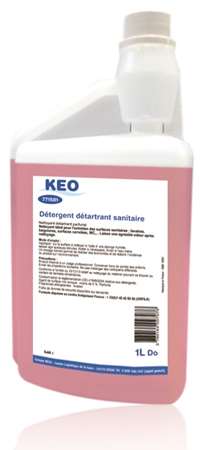 Image de KEO DETERGENT DETARTRANT SANITAIRE ECOLABEL FLACON DE 1l