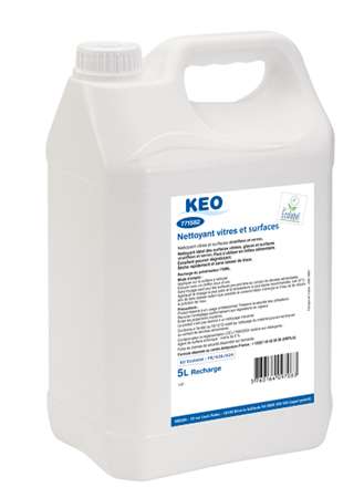 KEO Nettoyant vitres et surfaces ECOLABEL le Bidon de 5L