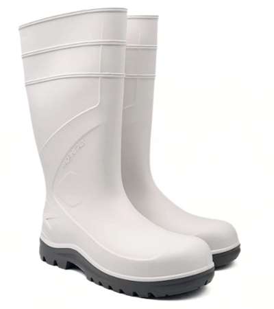 Image de BOTTES DE SECURITE S4 SRC OMEGA PVC BLANCHES       TAILLE 40