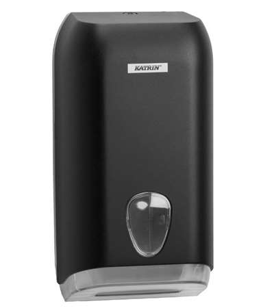 Image de DISTRIBUTEUR PAPIER EN PAQUET KATRIN BULK PACK NOIR