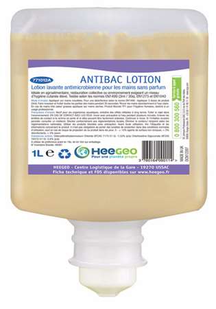 Image de LOTION RESOMAIN ANTIBAC LIQUIDE P/NOVAS 800 CARTOUCHE DE 1L