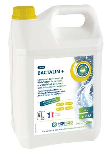 Image de BACTALIM+DEGRAIS.DESINFECT ALIM MOUSSANT BIDON DE 5L