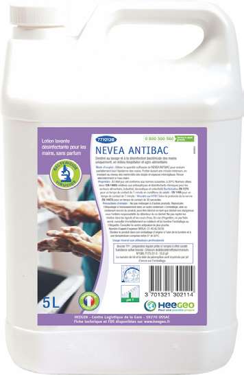 Image de CREME LAVANTE NEVEA ANTIBAC S/PARFUM BIDON DE 5L