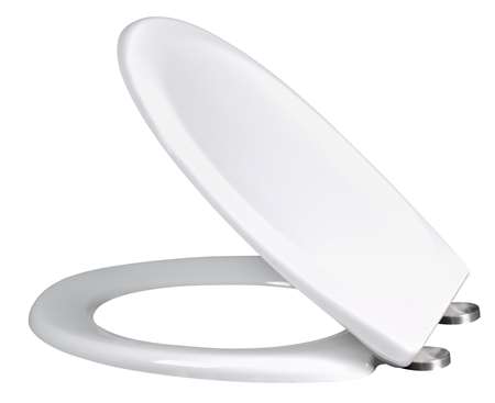 Image de ABATTANT WC THERMODUR ANTIBACTERIEN MAJESTIC BLANC