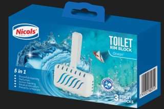 Image de BLOC CUVETTE WC MARINE BOITE DE 3