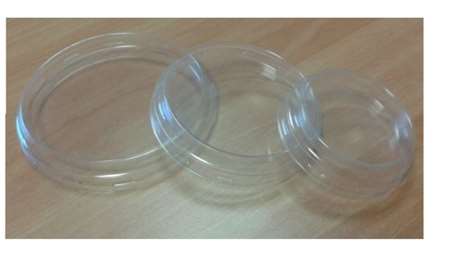 COIFFE TRANSPARENTE PET Ø60mm SACHET DE 100