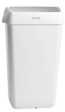 Image de POUBELLE PLASTIQUE 25L + COUVERCLE KATRIN INCLUSIVE BLANC
