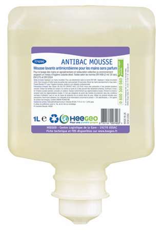 Image de ANTIBAC MOUSSE DESINFECTANTE CARTOUCHE DE 1L POUR NOVAS 1000