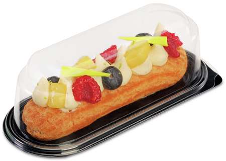 BOITE A ECLAIR PS NOIR  177/72/45mm+COUVERCLE   SACHET DE 30