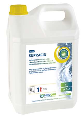 Image de SUPRACID DETERGENT DESINCRUSTANT ACIDE ALIM. BIDON DE 5L