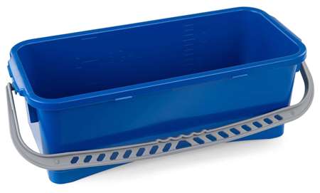 Image de SEAU 10L PLASTIQUE RECTANGULAIRE GRADUE BLEU