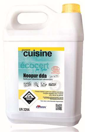Image de NEOPUR DDA NETTOYANT DESINFECTANT ECOCERT BIDON DE 5L