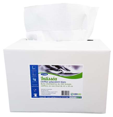 Image de INTISSEA BLANC 38/42 PLIE EN V BOITE DISTRIBUTRICE 200fts