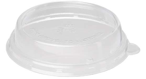 Image de COUVERCLE BOL SALADE Ø170mm  H35mm RPET TRANSP  SACHET DE 40