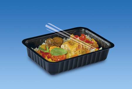 Image de BARQUETTE SCELLABLE 375cc 137/96/49 NOIRE COLIS DE 2000