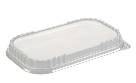 Image de COUVERCLE TRANSPARENT POUR BARQUETTE EXT.NOIR COLIS DE 500