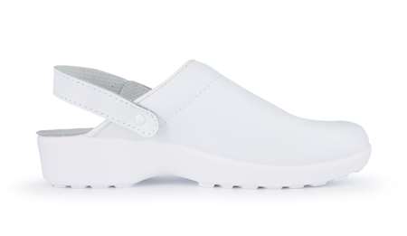 Image de SABOTS ALIMENTAIRES CUIR NON SECURITE MADO BLANCS T 37