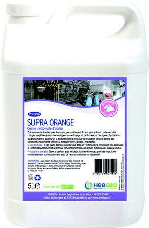 Image de SUPRA ORANGE CREME D'ATELIER BIDON DE 5L