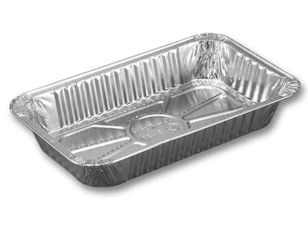 PLAT ALU GN 1/4 1150ml 265x159x40mm BORD ROULE     COLIS 500
