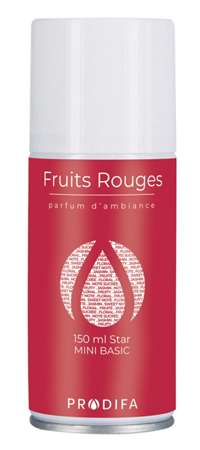 Image de AEROSOL MINI BASIC 150ml  PARFUM  FRUITS ROUGES