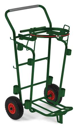 Image de CHARIOT DE VOIRIE AVEC ANNEAU SUPPORT SAC 120L