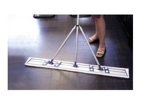 Image de SUPPORT DE DEPOUSSIERAGE VELCRO ALUMINIUM 120cm