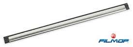 Image de REGLETTE VITRE COMPLETE 35cm INOX (BARRETTE+CAOUTCHOUC )