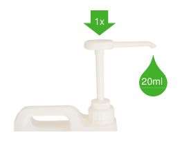 Image de POMPE DOSEUSE 20ml POUR BIDON DE 5L