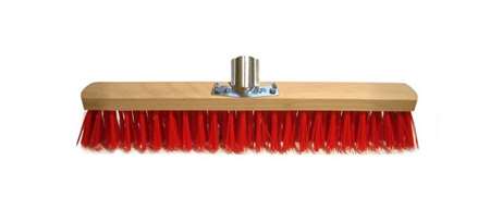 Image de BALAI CANTONNIER 60cm PVC ROUGE DOUILLE FER