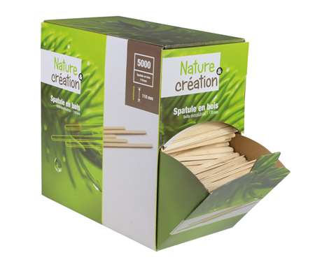 Image de AGITATEUR BOIS 11cm EN BOITE DISTRIBUTRICE COLIS DE 20000