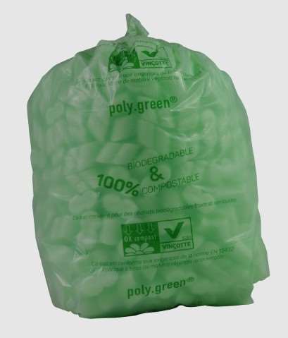 Image de SAC POUBELLE 40L BIODEGRADABLE 20µ 500/650mm    COLIS DE 250
