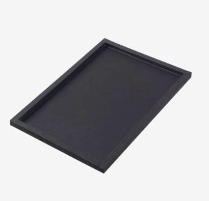 PLATEAU AMBASSADEUR NOIR 265/162/11mm COLIS DE 25