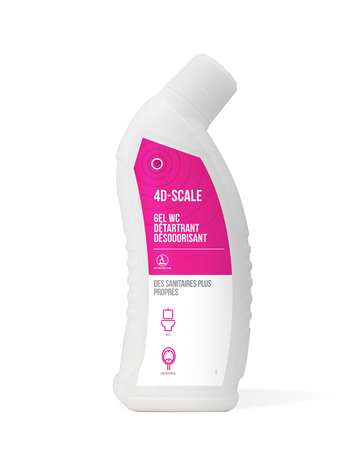 Image de 4D SCALE GEL WC DETARTRANT DESINF DESODO FLACON DE 750ml