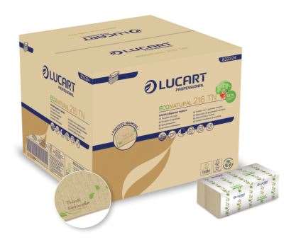 Image de SERVIETTE OUATE 16/24 ECONATURAL 2 PLIS COLIS DE 6000