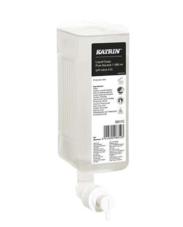 Image de SAVON LIQUIDE PURE NEUTRAL KATRIN INCLUSIVE CARTOUCHE DE 1L